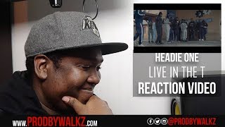 Headie One | Live In The T | REACTION #RoadTo1KSubs