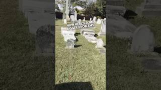 Cemetery Vandalism is NOT COOL ☠️ #cemetery #headstone #restoration
