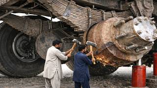Pakistani Beast! Rear Axle Tube Broken on Roadside - Unbelievable Repair