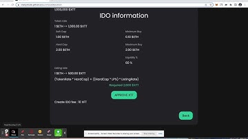 How to create an IDO pool with the IDOFactory launchpad app?