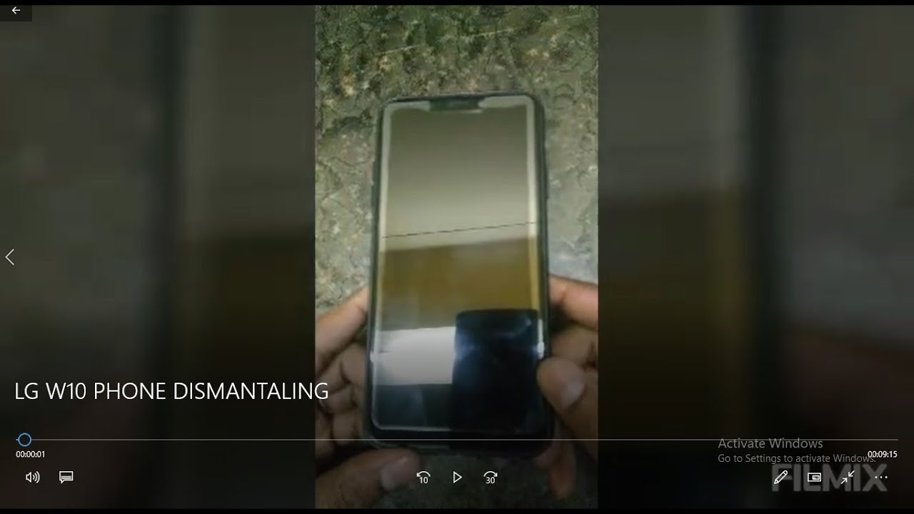 LG W10 MOBILE PHONE HOW TO OPEN