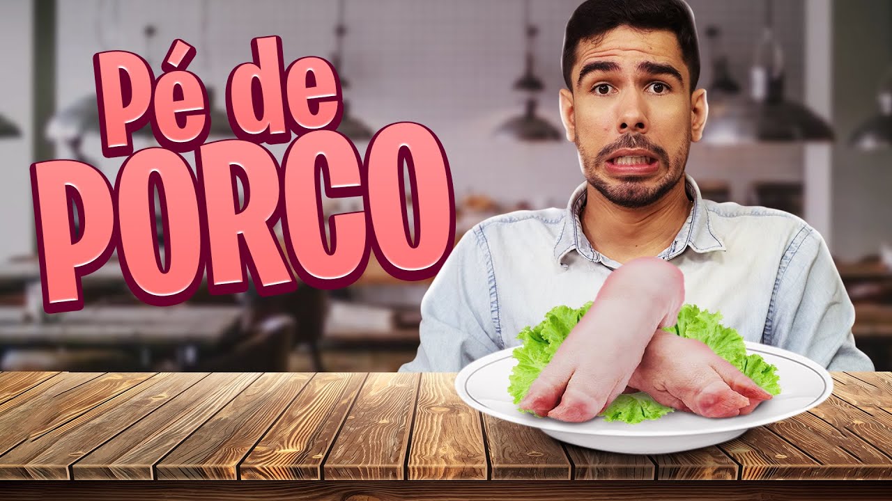 Provamos PÉ de PORCO pela Primeira vez 🐷