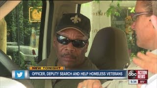 Deputy works to help homeless veterans