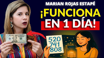 ¡COLOCA ESTOS 3 Números en Tu Cartera y Mira Cómo Llega el DINERO! | Marian Rojas Estapé