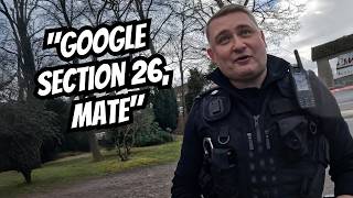 "Sergeant Threatens Arrest Over a Face Mask — Then Gets Schooled on Section 26"