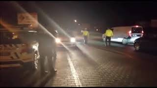 Nazillide Polis Yolları Kesti . Silahlar Patladı.