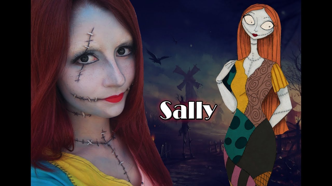 Maquiagem Sally - Nightmare Before Christmas