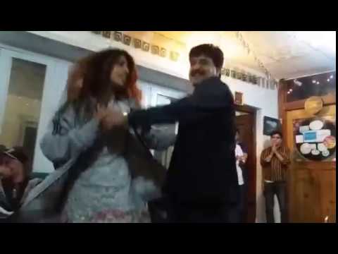 Raja Shehbaz Hunzai PMLN Dancing with Punjabi Girl  Hunza  Girl dance