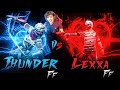Thunder ff vs lexxaff clash of torndao godvs 1v4 king