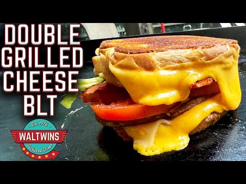 THIS HAS TO BE YOUR NEXT COOK! DOUBLE GRILLED CHEESE BLT ON THE GRIDDLE! EASY RECIPE