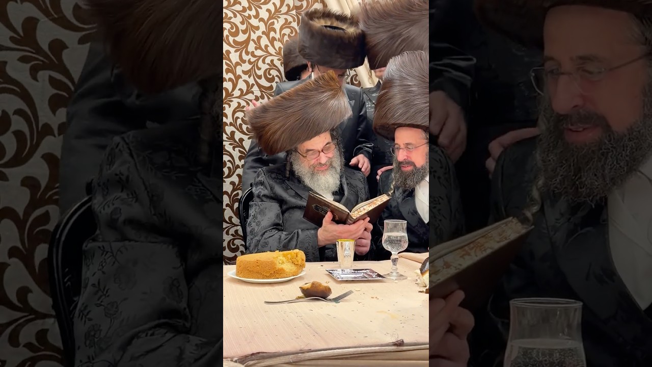 בן האדמו״ר מויז׳ניץ בשמחת בית חיי נפש