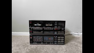 Sanyo Home Stereo Audio System - JT 760 Tuner, RD-W760 Cassette Deck and JA 760 Integrated Amplifier