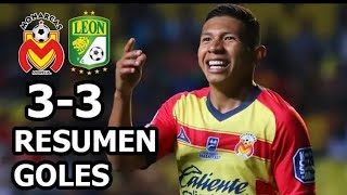 Monarcas Morelia vs Leon 3-3 Resumen Goles Cuartos