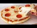 Found the Easiest homemade Pizza! No Oven! Without rolling pin! My family's favorite