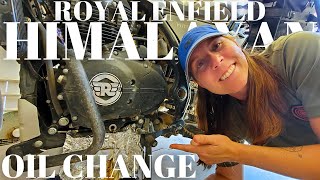 Royal Enfield Himalayan  Easy Oil Change