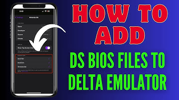 How To Add DS BIOS Files To Delta Emulator On iPhone | Fix Missing Required DS Files Error