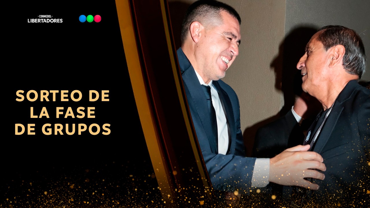 SORTEO DE LA FASE DE GRUPOS | CONMEBOL LIBERTADORES Y SUDAMERICANA 2026 ...