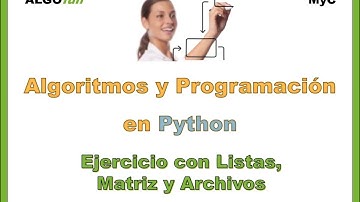 22.0 - Python - Matriz - Ejemplo de Carga Secuencial - Algofun.com
