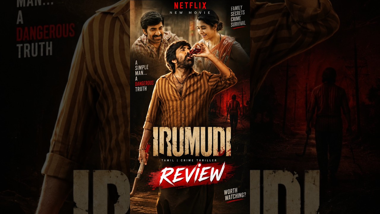 Irumudi Movie Review in Hindi 🔥 | Ravi Teja Ki New Netflix Movie Kaisi Hai? #shorts