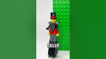 Making the TALLEST LEGO Minifigure Using YOUR Comments #lego #legos #shorts