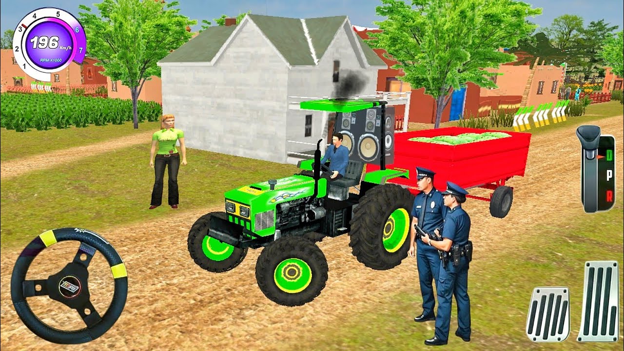 Heavy Farming Transporter Driving Cargo Offroad John Games Ujjwal live Tractor Game Android Gameplay