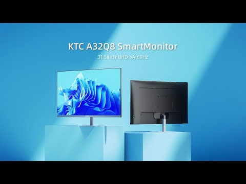 32-inch 4K Smart Monitor | Google TV, Netflix, UHD | KTC A32Q8