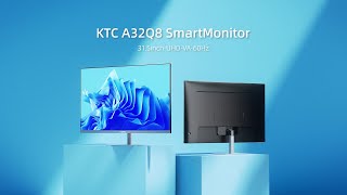 32-inch 4K Smart Monitor | Google TV, Netflix, UHD | KTC A32Q8