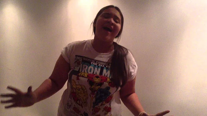 Melissa Anaya cantando One and only by Adele. audi...
