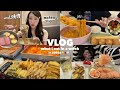 【Vlog】韓国在住女の食事記録🧑🏻‍🍳🇰🇷 何も気にせず食べまくる一週間🍔🍟市場、一人焼肉🍖お寿司作り🍣