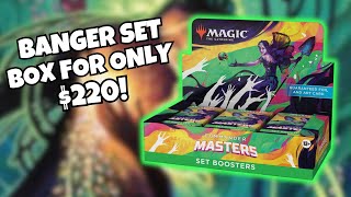 MTG Commander Masters Set Booster Box Unboxing - With prices!