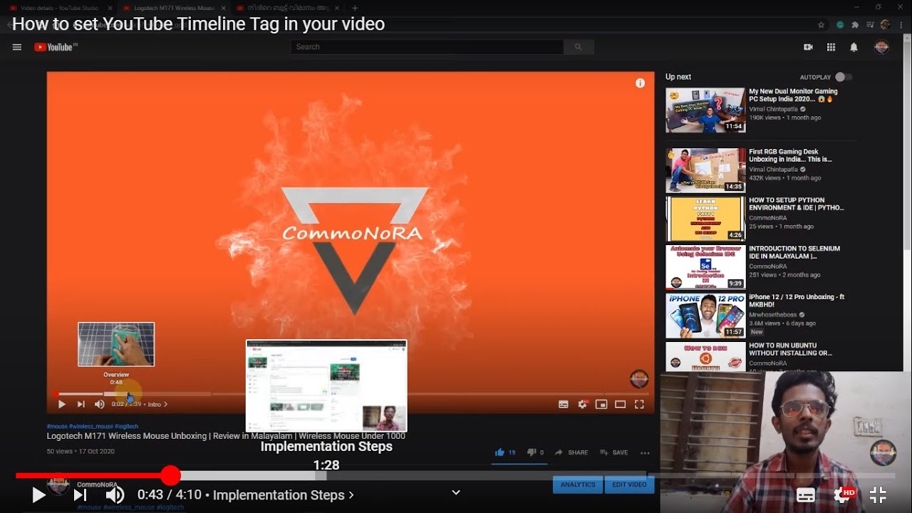 how-to-set-youtube-time-stamp-timeline-tag-in-your-video-youtube
