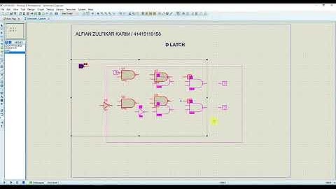 D Latch - Design and Simulation using Proteus [ Forum 9 ]