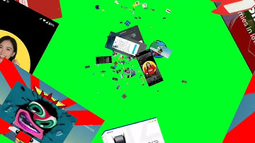 Black hole Faster turns into blank add round 32 (v3) (green screen version) (free To use)