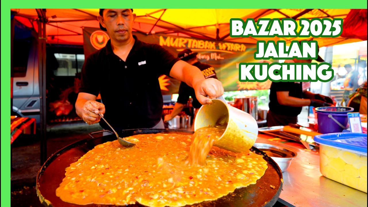 Bazar Ramadan Jalan Kuching | Bazaar Ramadhan 2025 | Malaysia Street Food | 马来西亚集市斋戒月美食