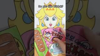 Super Mario Princess Peach Paper Mukbang Part 2 🔥 Carbo Buldak ASMR #papercraft