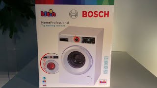 Theo Klein Bosch Toy Washing Machine - Unboxing, Demonstration, and Test (+ Modify Tutorial!)