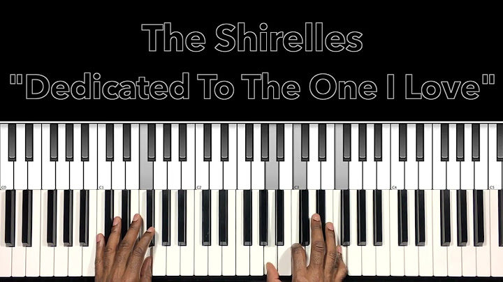 Dedicated to the One I Love Piano version - Piano performance video thumbnail