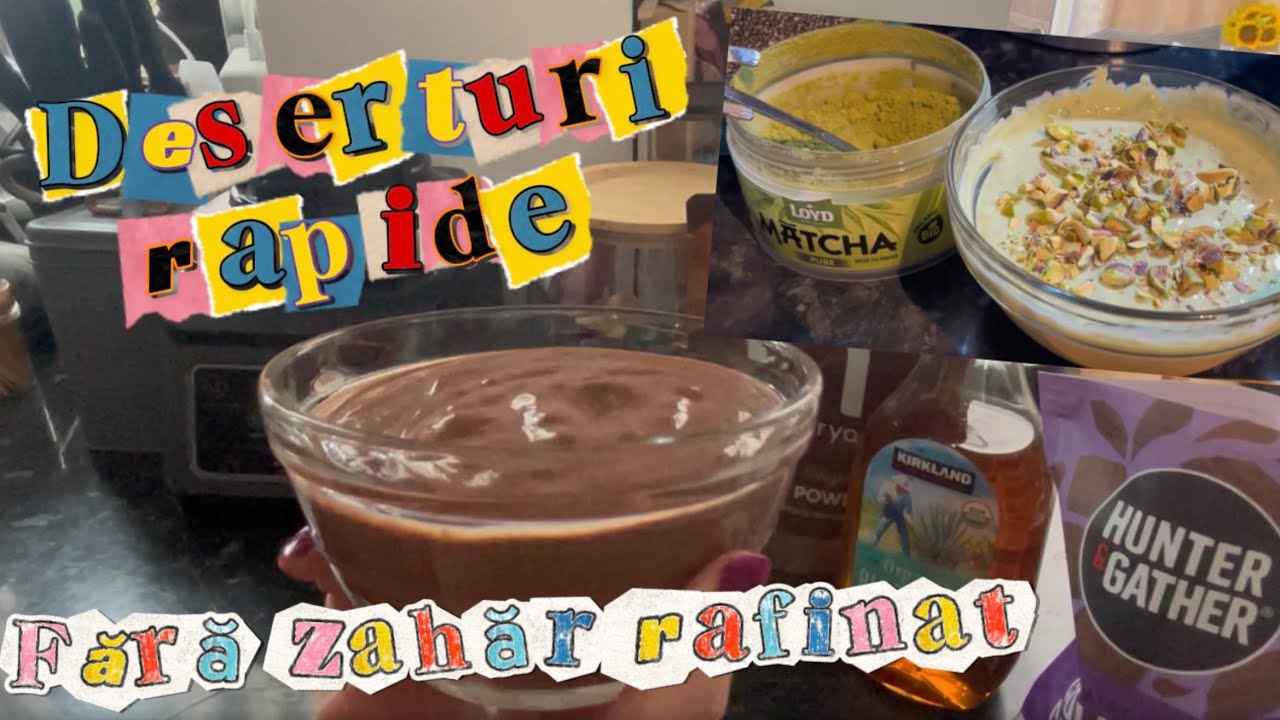  🍫 Fără ciocolată, dar cu gust de ciocolată? Uite cum! | Deserturi simple și rapide 