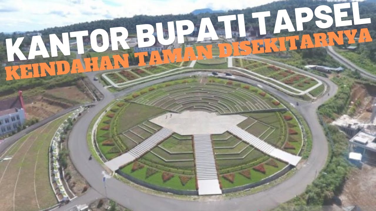 kantor bupati tapsel yang baru ini dia letak nya