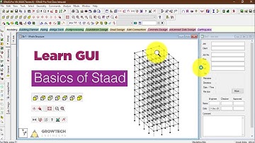 Staad Pro Graphical User Interface and Intro Basics
