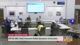 City Council Study Session - 05/12/2026