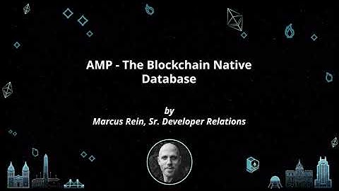 Amp: SQL for Blockchain Data | Marcus Rein (The Graph) | Open Source Hub Devconnect ARG