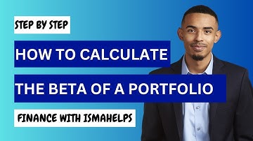 How to calculate the beta (β) of a portfolio of stocks