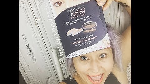 3 Second Brow.... Take 1