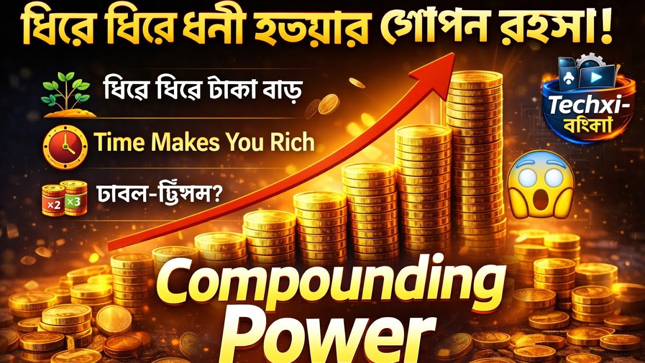 Compounding Power Explained in Bangla | ধীরে ধীরে ধনী হওয়ার গোপন রহস্য 💰