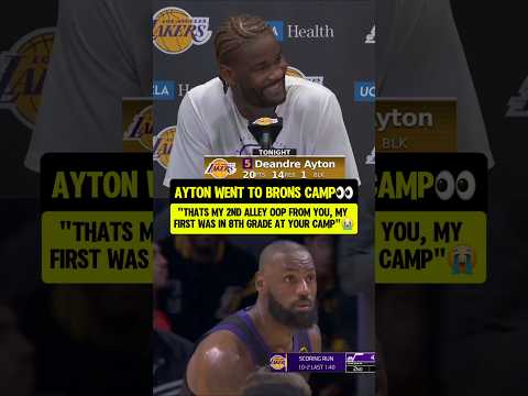 Ayton went LeBrons Camp in 8th Grade😭
