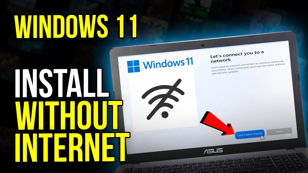How to Install Windows 11 Without Internet Connection (WORKS IN 2025 ...