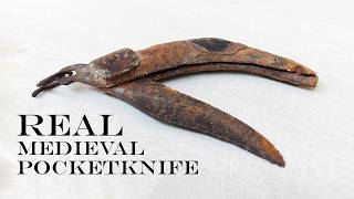 Real Medieval Pocket Knife Restoration