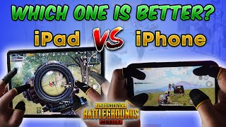 مقارنة iPad مقابل iPhone / Android (PUBG MOBILE) iPad View Advantage؟ نكص ، نار هيب (كاميرا يدوية)