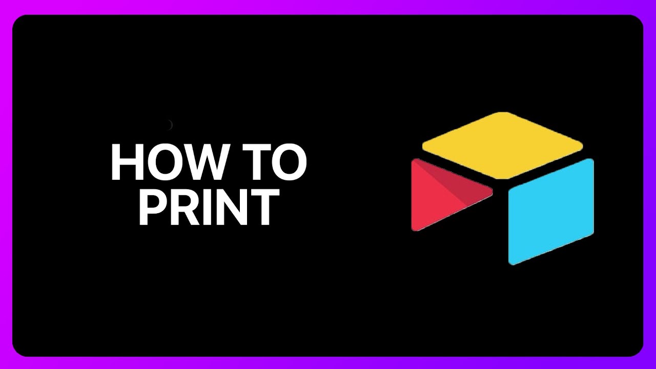How to print from airtable tutorial youtube